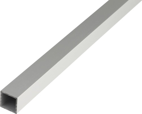 Țeavă aluminiu pătrată Alberts 15x15x1 mm, lungime 2,6m, eloxată Țeavă pătrată din aluminiu