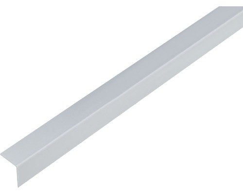 Cornier plastic Alberts 25x15x1 mm, lungime 2,6m, gri Profil unghiular din plastic
