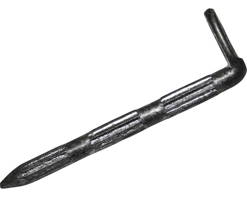 Cuie cu cârlig tip L Dresselhaus 5x60 mm oțel metalizat, 9 bucăți, pentru zidărie