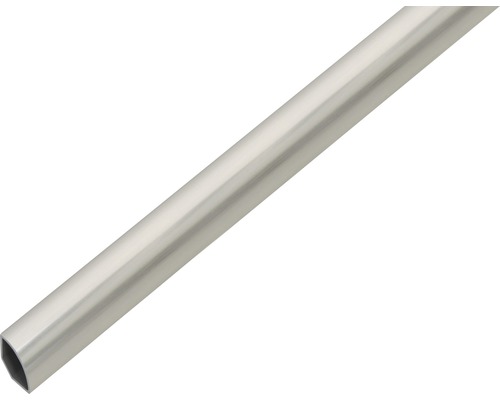 Profil de colț Alberts 15x1,2 mm, lungime 1m, plastic nuanță oțel inoxidabil