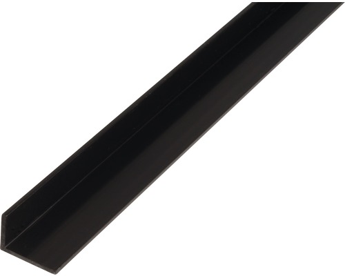 Cornier plastic Alberts 30x20x3 mm, lungime 2,6m, negru