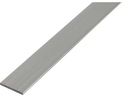 Platbandă aluminiu Alberts 50x3 mm, lungime 2,6m, pentru decorațiuni