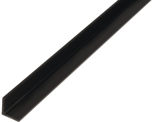 Cornier plastic Alberts 15x15x1,2 mm, lungime 2,6m, negru Cornier metalic