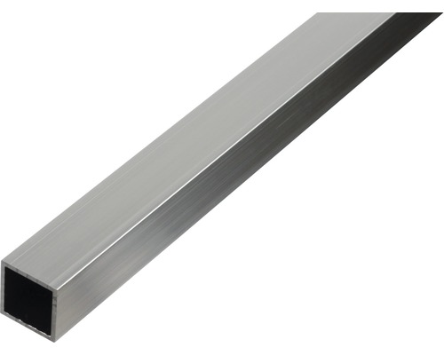 Țeavă aluminiu pătrată Alberts 20x20x1,5 mm, lungime 2,6m Profil pătrat din aluminiu