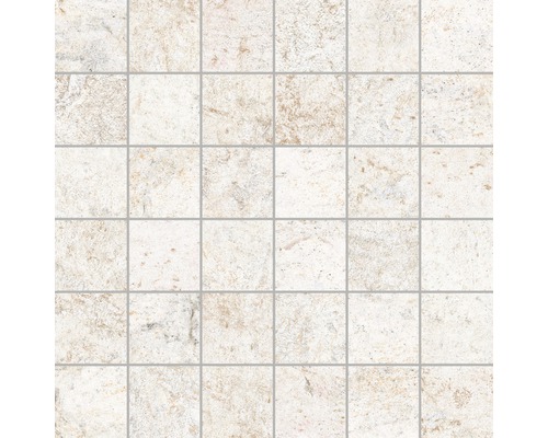 Mozaic ceramic Quarzite Blanco 30x30 cm Plăci de mozaic pătrate din faianță