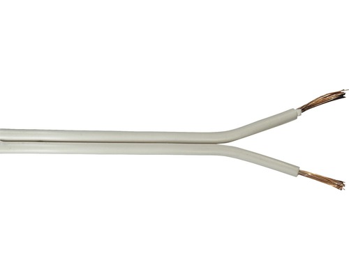 Cablu H03VH-H 2x0,75 mm² alb