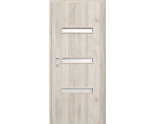 Foaie de ușă Classen nuc Kolumbia Century 3 203,5x84,4 cm stânga Ușă de interior cu trei deschideri de lumină