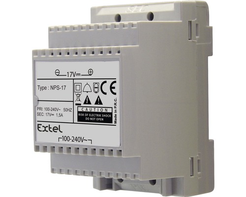 Transformator tensiune 100-240V AC -> 17V DC 1,5VA pentru interfon Extel-0