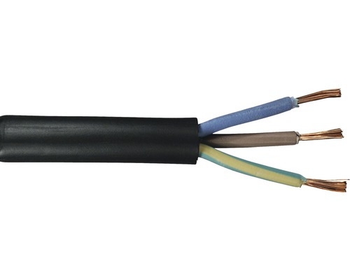 Cablu cauciuc MCCG (H07RN-F) 3x1,5 mm² negru