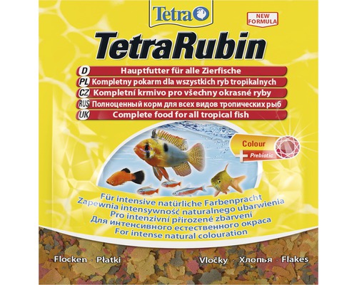 Hrană pentru pești Tetra Rubin plic, 12 g-0