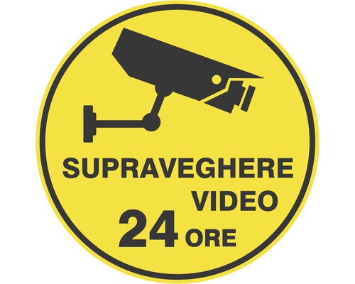 Indicator semnalizare supraveghere video 24h