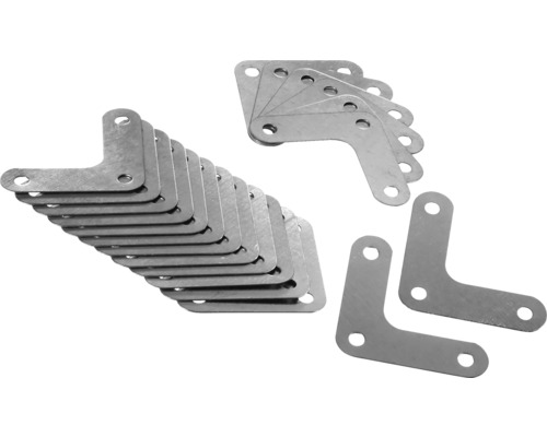Colțare metalice perforate Schulte Vario 70x70x28 mm, pachet 20 bucăți Colțare metalice perforate Schulte Vario 70x70x28 mm, pachet 20 bucăți