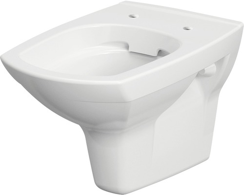 Vas WC suspendat Cersanit Carina Clean On, fără margine de clătire, evacuare orizontală, alb
