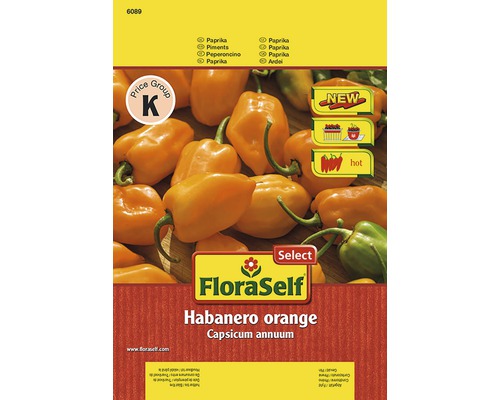 Semințe de legume FloraSelfSelect, chili „Habanero”