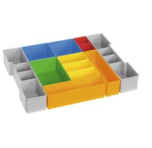 Sistem de organizare cu mai multe recipiente colorate