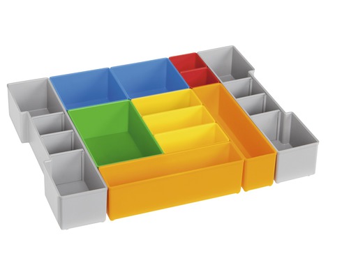 Set casete de organizare H3 pentru cutiile de scule Industrial L-BOXX 102 & 136, 12 piese