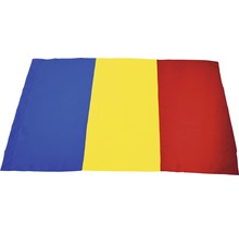 Steag cu dungi albastre, galbene și roșii