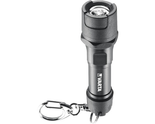 Mini lanternă Varta neagră cu breloc