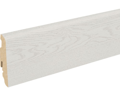 Plintă SKANDOR MDF FU60L castaniu bianco 2400x58x19 mm