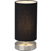 Veioză vintage Clarie E14 max. 1x40W, textil/negru
