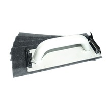 Șlefuitor manual Haromac 120x280x85mm, pentru gipscarton, incl. 4 plase abrazive