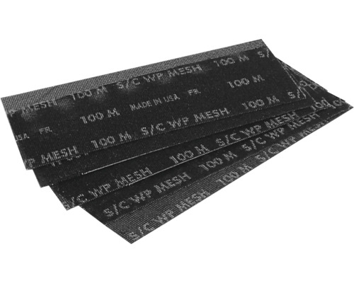Plase șlefuire gipscarton Haromac 115x280 mm, granulație 80, pachet 5 bucăți Grilaj abraziv pentru lucrări de șlefuire