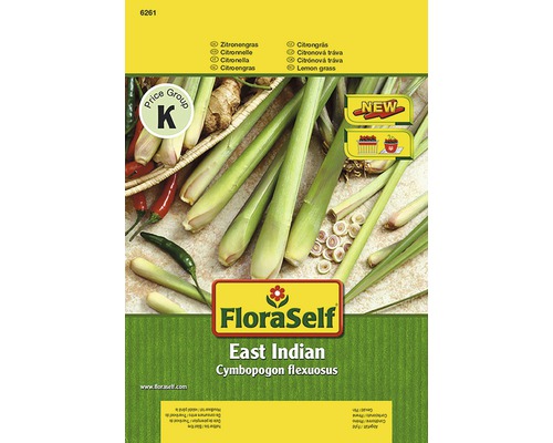 Semințe de iarbă de lămâie FloraSelf 'East Indian'