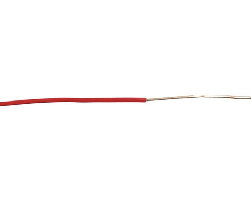 Cablu monofilar Y 1x0,6 mm² roșu, inel 20m-0