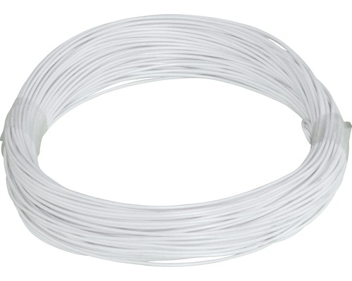 Bobină cu fir de instalație alb