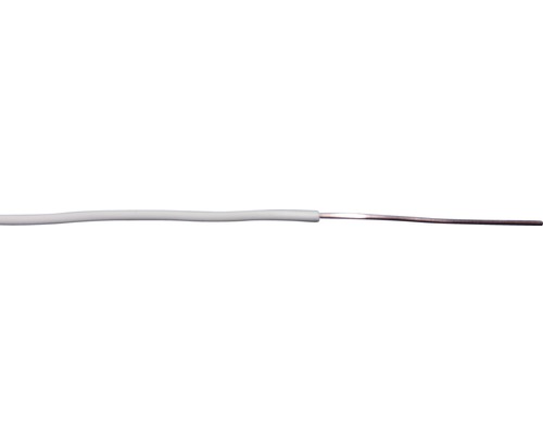 Cablu monofilar Y 1x0,6 mm² alb, inel 20m