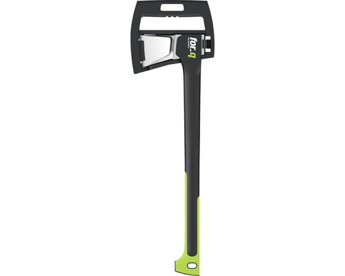 Topor de despicat cu mâner din plastic și protecție pentru transport