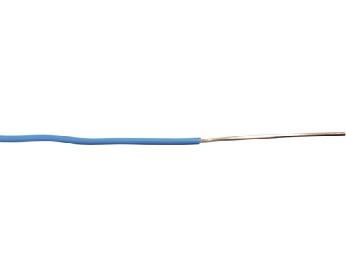 Cablu monofilar Y 1x0,6 mm² albastru, inel 20m