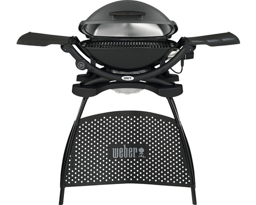 Grătar electric Weber cu suport și grătare