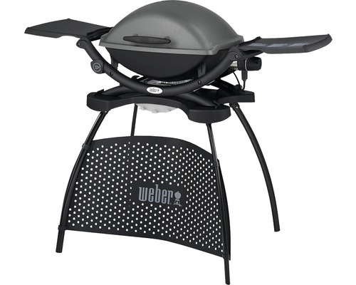 Grătar electric Weber cu suport și mese laterale