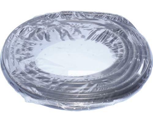 O rolă de conductă de frână ambalată în plastic transparent.