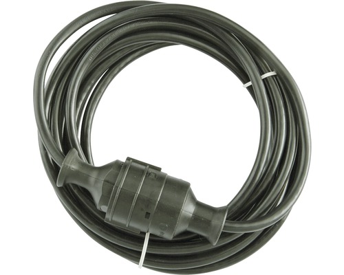 Prelungitor electric 5m 3600W negru, cablu din PVC