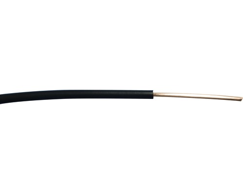 Conductor FY (H07V-U) 1,5mm² negru, inel 100m Cablu electric cu izolație
