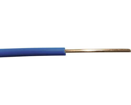 Conductor FY (H07V-U) 1,5mm² albastru, inel 100m Cablu electric cu manta