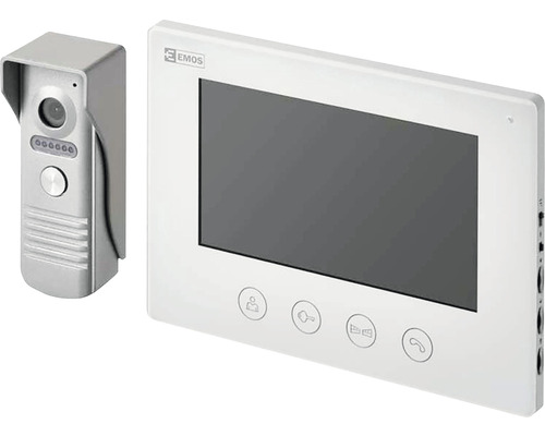 Videointerfon color Emos H2014 LCD 7”, accesorii incluse