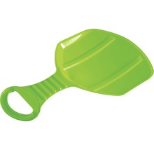 Lopată de zăpadă verde din plastic cu mâner