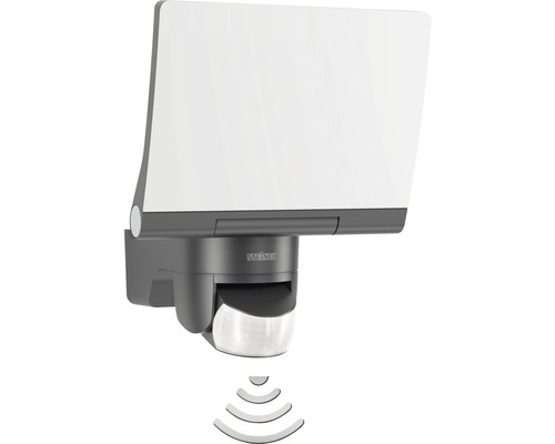 Proiector LED exterior XLED Home2XL 19,3W 2124 lumeni IP44, senzor de mișcare, lumină caldă, antracit Corp de iluminat exterior cu senzor de mișcare de la Steinel