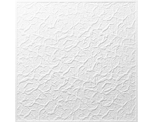 Placă tavan fals decorativ Genova albă 50x50 cm, 8 buc./pachet