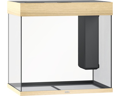 Acvariu cu cadru din lemn și filtru intern