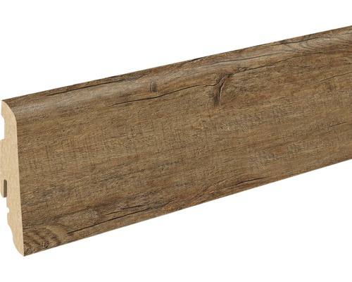 Plintă MDF SKANDOR FU60L rustic oak 2400x58x19 mm Plintă din material lemnos cu decor de lemn