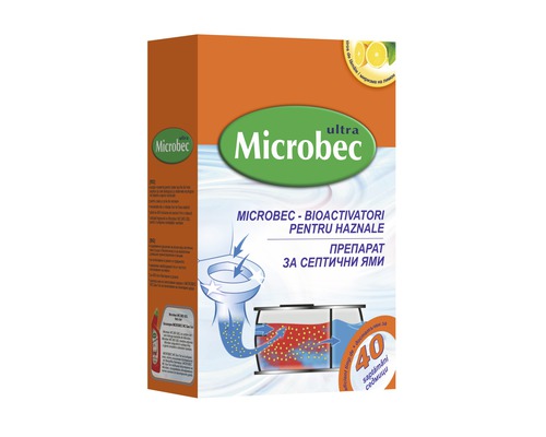 Tratament pentru fose septice și haznale Microbec 1 kg Microbec Ultra Bioactivatori pentru fose septice