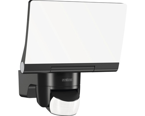 Proiector LED exterior XLED Home2 13,7W 1550 lumeni IP44, senzor de mișcare, lumină caldă, negru Reflector de exterior Steinel cu senzor de mișcare