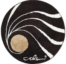 Covor rotund de baie cu model abstract