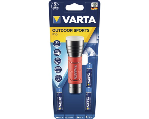 Lanternă Varta Outdoor Sports F10 cu baterii