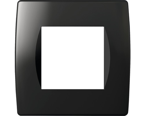 Ramă aparataje TEM Soft 2 module, negru