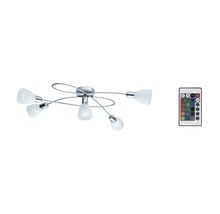 Lumină de plafon cu cinci brațe luminoase și telecomandă
